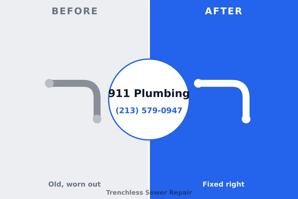 Before and after: plumbing repair Hodgenville, KY